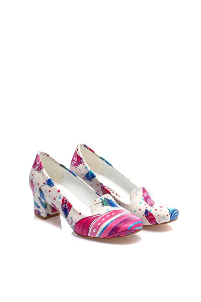 Streetfly Pantofi clasici cu toc pentru femei colorați MDM1519