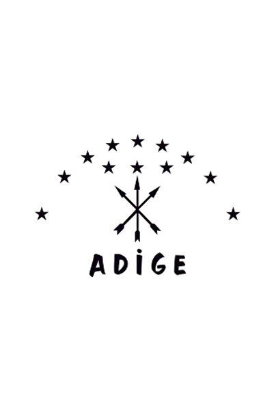 Sticker Sepetim Çerkes Bayrağı Adige Oto Sticker