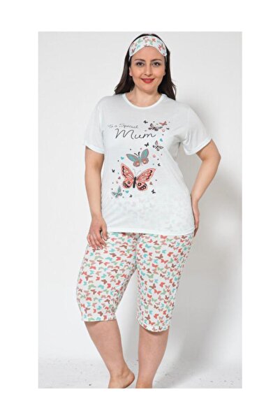 snc Kadın Battal Kapri Takım 6071