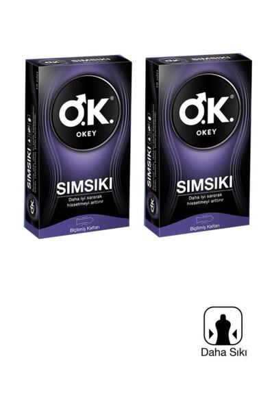 Okey Sımsıkı Prezervatif 2 Adet 10'lu Paket
