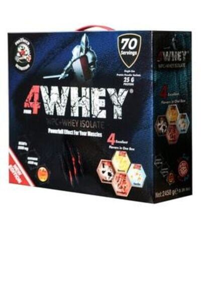 Protouch Nutrition Protouch Whey Protein Tozu 2450 gr 70 Şase Bir Kutuda 4 Ar...