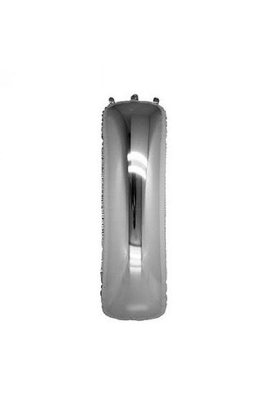 Deniz Party Store Silver Foil Balloon Medium Size (I) Letter