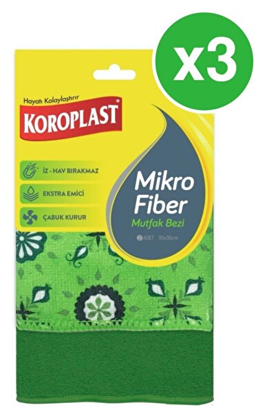 Koroplast Kuhinjska krpa od mikrovlakana 2 x 3 komada