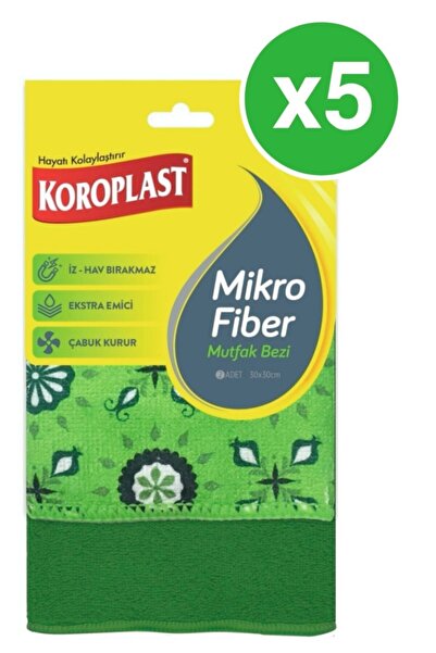 Koroplast Mikrofiber Mutfak Bezi 2li X 5 Paket