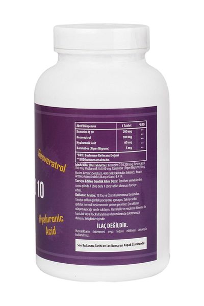 NCS Coenzyme Q10 200 Mg 3 Boxes 270 Tablets Resveratrol