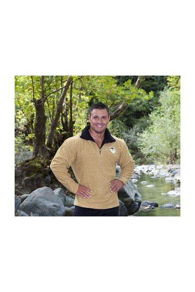 Big Sam Mustard Lumberjack Style Winter Sweatshirt Big Sam 4617