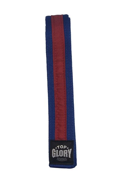 TOP GLORY Μπλε Κόκκινο Ζώνη Taekwondo 200εκ