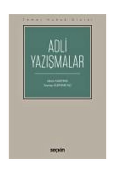 Seçkin Yayıncılık Adli Yazışmalar Temel Hukuk Dizisi