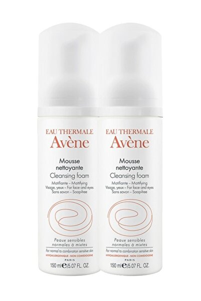 Avene Cilt Temizleme Köpüğü - Mousse Nettoyante 150 ml x2 3282779350655x2 10145258