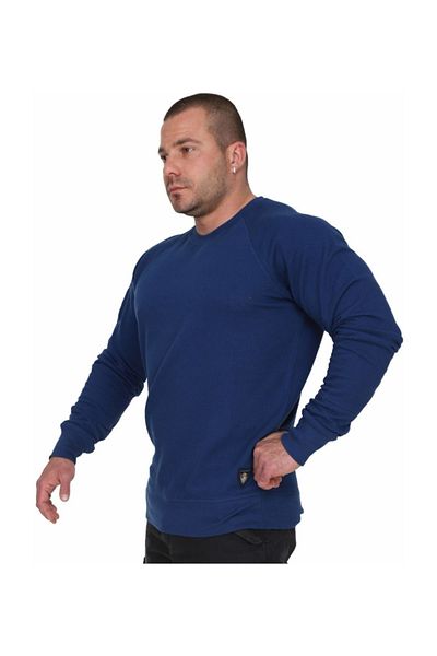 Big Sam New Cotton Winter Sweatshirt Dark Blue Style 4702
