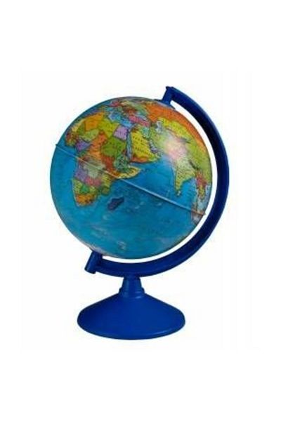 Gürbüz Globe of the World with Pencil Sharpener 10.6 Cm Diameter - Globe