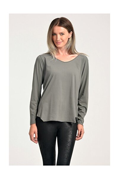 Cotton Candy V-подібний виріз, довгі рукави, футболка