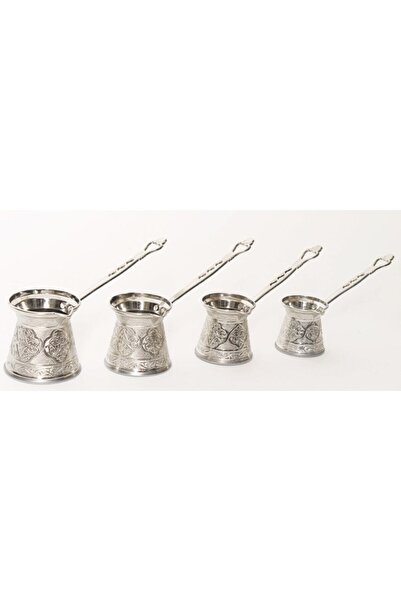 Generic Brand Patterned Cast Iron Coffee Pot Set of 4