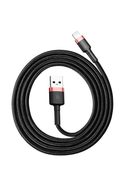 Baseus Cafule Serisi iPhone Lightning Örgülü 1 Meter 2.4A Kevlar Şarj ve Data...