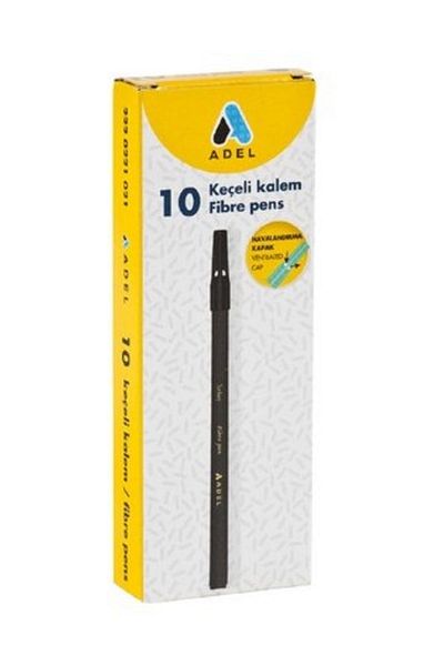 Adel Felted Pen Black Box of 10