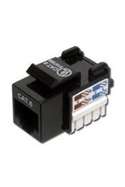 Genel Markalar Digitus Cat.6 Keystone Jack, Zırhsız, Rj45, Siyah Renk, Lsa
di...