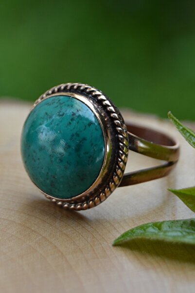Stoneage Firuze Doğal Taş El Yapımı Yüzük Ayarlanabilir