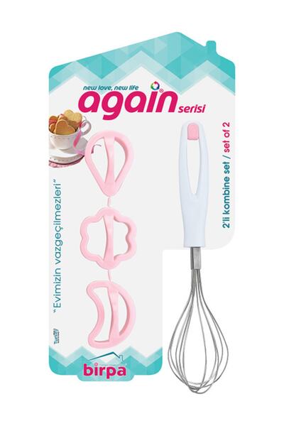 Cosiness Again 3 Lü Kurabiye Kalıbı &no 1 Çırpıcı Seti