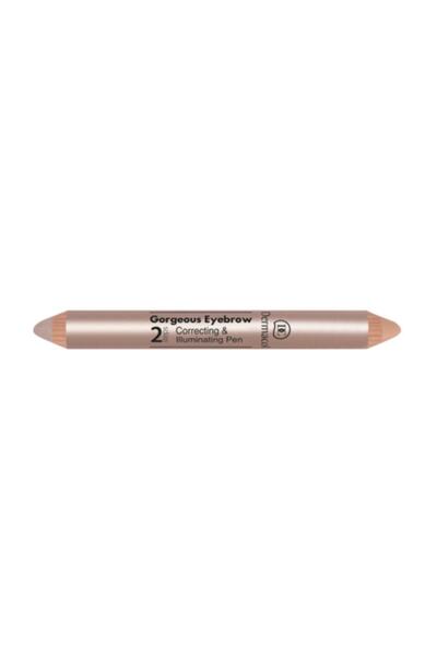 Dermacol 2 In 1 Eyebrow Pencıl/2’si 1 Arada Aydınlatıcı Kaş Kalemi