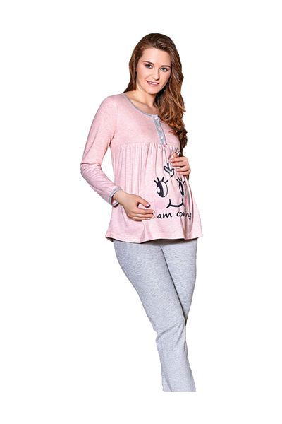 Berrak 513 Winter Maternity Pajama Set