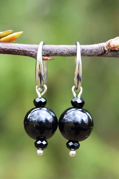 Stoneage Onyx Natural Stone Design Women's Earrings