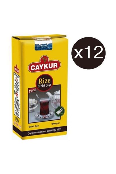 Çaykur Rize Tourist Tea 1 kg X 12 Pieces (Box)