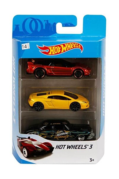 HOT WHEELS Hot  Wheels 3'lü Araba Seti - #14