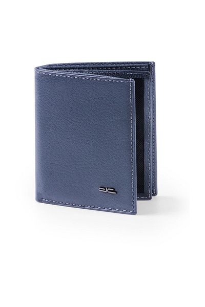 Deri Company Men's Gray Genuine Leather Wallet (879 G)