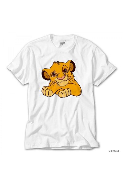 Z zepplin Tricou alb The Lion King Little Simba