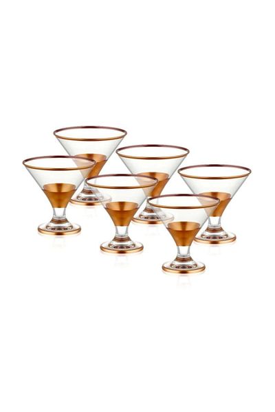 The Mia 6 Pieces Glam Ice Cream Rack - Copper