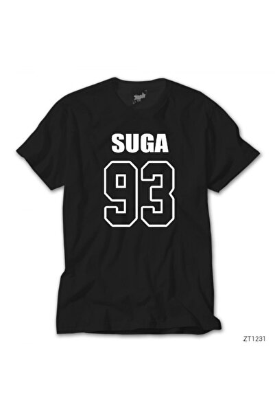 Z zepplin Bts Suga 93 Siyah Tişört