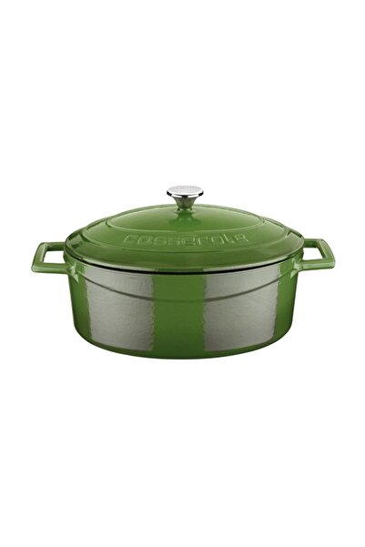 Lava وعاء صب بيضاوي مقاس شعبي 21x27 سم أخضر