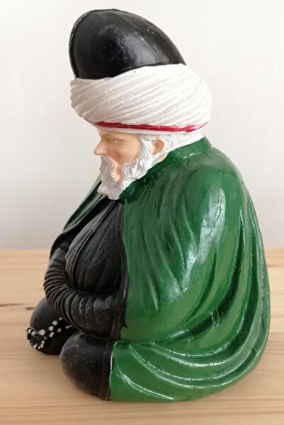 TRQZ Dekoratif Tamamen El Yapımı Seramik Semazen