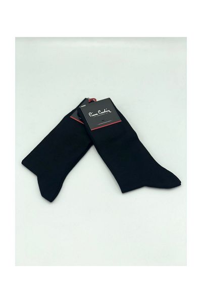 Pierre Cardin Мъжки плоски чорапи - 900 черни - 6 броя чорапи, единичен размер 40-44