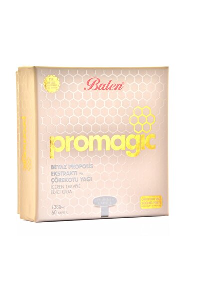 Balen Promagic Beyaz Propolis Ekstraktı Ve Çörekotu Yağı Kapsülü  60 Kapsül 1...