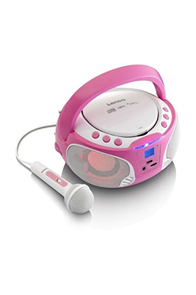 Lenco Taşınabilir Müzik Seti Karaoke Radyo Cd Çalar Mp3 Usb