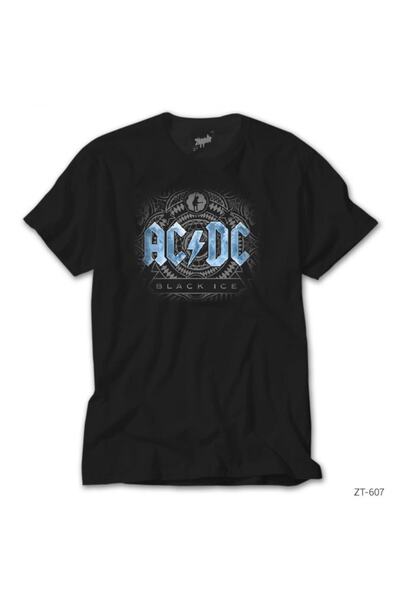 Z zepplin Тениска Ac Dc Black Ice Blue Black