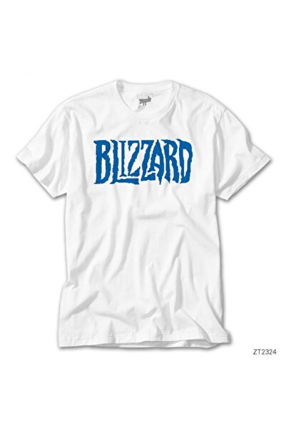 WAKHA Λευκό μπλουζάκι με λογότυπο Blizzard
