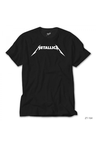 Z zepplin Черна тениска с класическо лого на Metallica