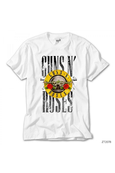 Z zepplin Tricou alb Guns N Roses Old Style