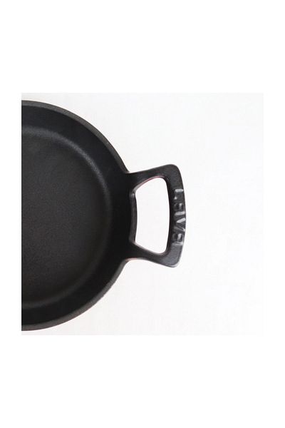 Lava Round Cast Iron Pan with Metal Handles 16 cm