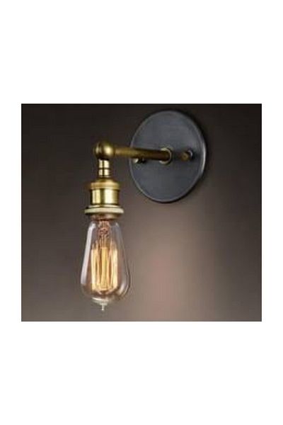 demet habek mylights S Retro Black Antique Articulated Sconce