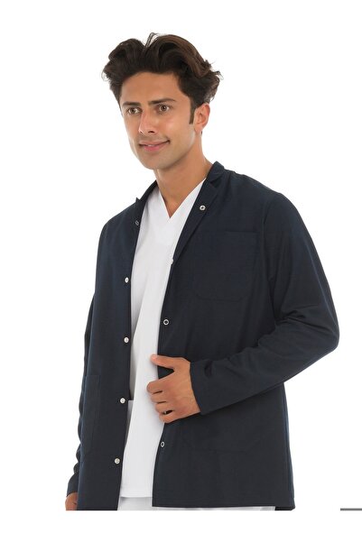 VEHBİ معطف الصبي القاضي طوق الطبيب المعلم المئزر مختبر الرجال المئزر