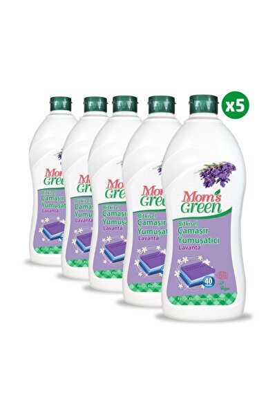 Mom's Green 5'li Set 750 ml Organik Lavantalı Çamaşır Yumuşatıcı 200 Yıkama (...