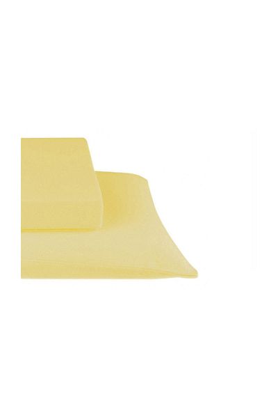 Ezgi 100% Cotton Elastic Combed Bed Sheet Oversize Yellow