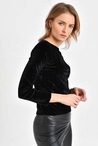 Quincey Velvet Body Black BDE2498