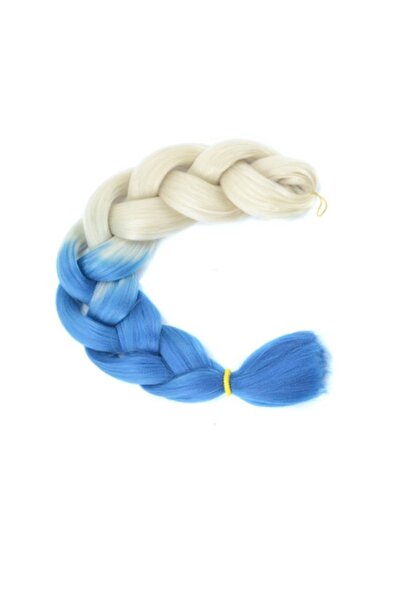 Esperer تجديل الشعر الاصطناعي البلاتيني الأزرق