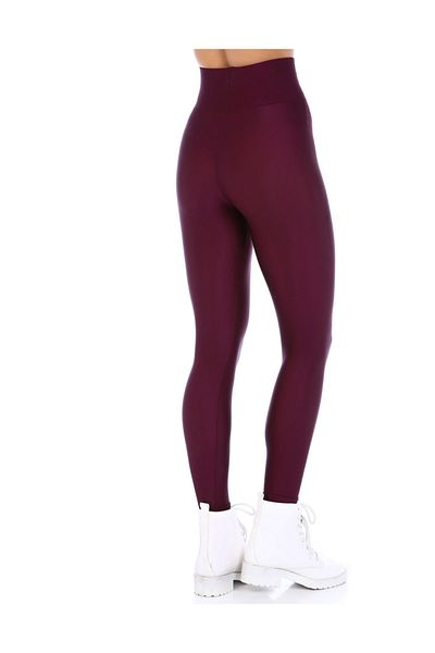 Dema Plum High Waist Recovery Shiny Leggings