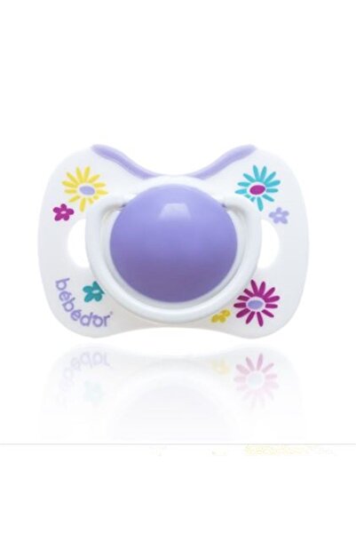 Bebedor لهاية طبية للأطفال من 0 إلى 6 أشهر - طرف سيليكون من الكرز، أرجواني 101
