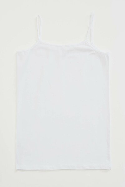 DeFacto Women's White Basic Undershirt M6858Az.19Wn.Wt32